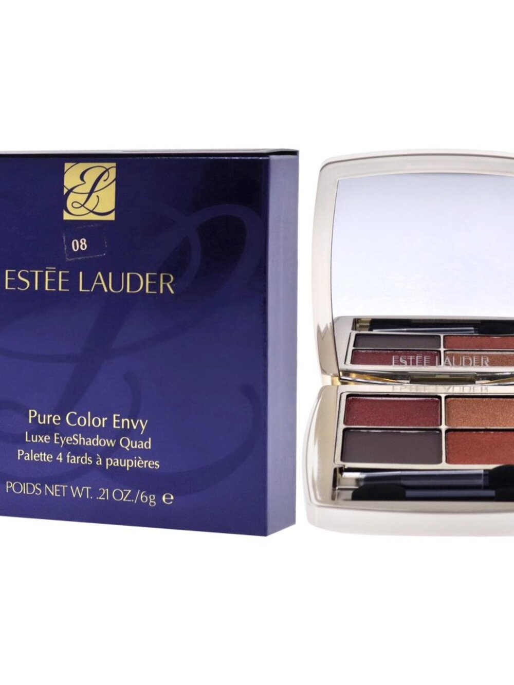 NIB Estée Lauder Pure Color Envy Eyeshadow Quad 08 Wild Earth - Picture 5 of 5